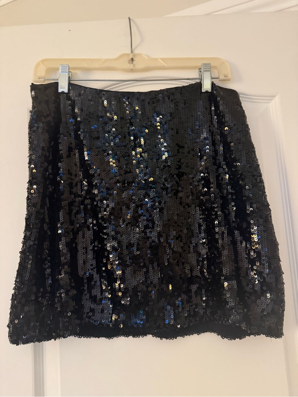 Banana Republic Black Sequin Mini Skirt Sz 4